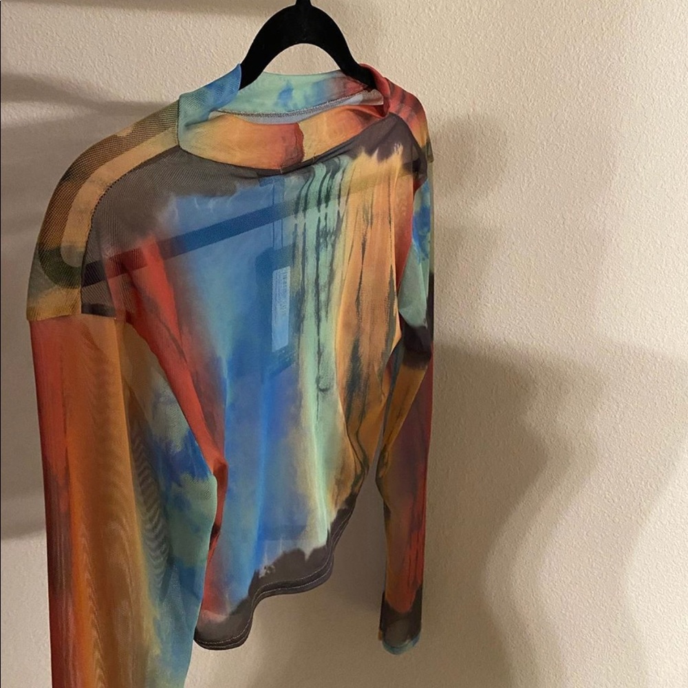 Sheer colorful Top